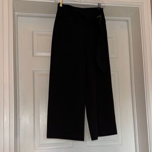 Topshop Elegant Black Wide Leg Pants